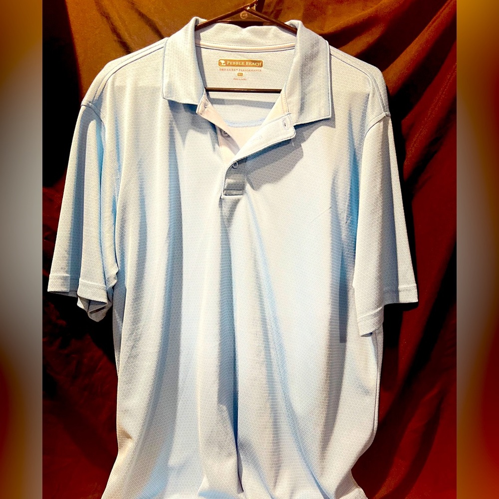 -#4 PEBBLE BEACH BLUE POLO
